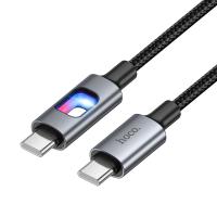 Кабель USB-C HOCO U144 Charging Type-C - Type-C, 3A, 60W, 1.2 м, черный фото