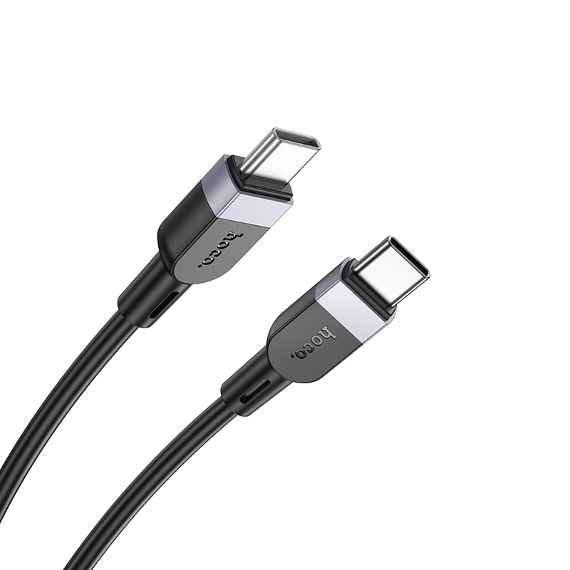 Кабель USB-C HOCO X109 Energy  Type-C - Type-C, 3A, 60W, 1 м, черный фото