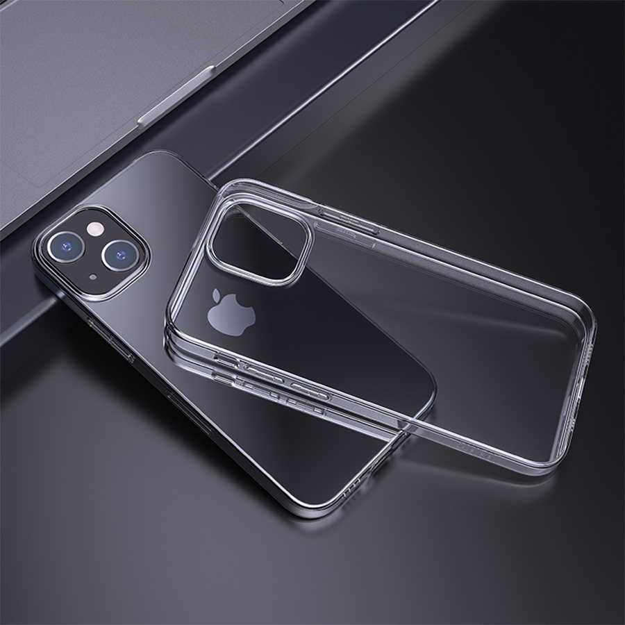 Чехол HOCO TPU Light Series для iPhone 14 Plus 6.7", прозрачный фото