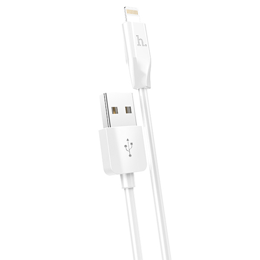 Кабель USB HOCO X1 Rapid USB - Lightning, 2.1А, 3 м, белый оптом недорого с доставкой Кабель USB HOCO X1 Rapid USB - Lightning, 2.1А, 3 м, белый фото