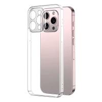 Чехол Clear Case силиконовый с защитой камеры для iPhone 15 Pro Max 6.7", прозрачный фото