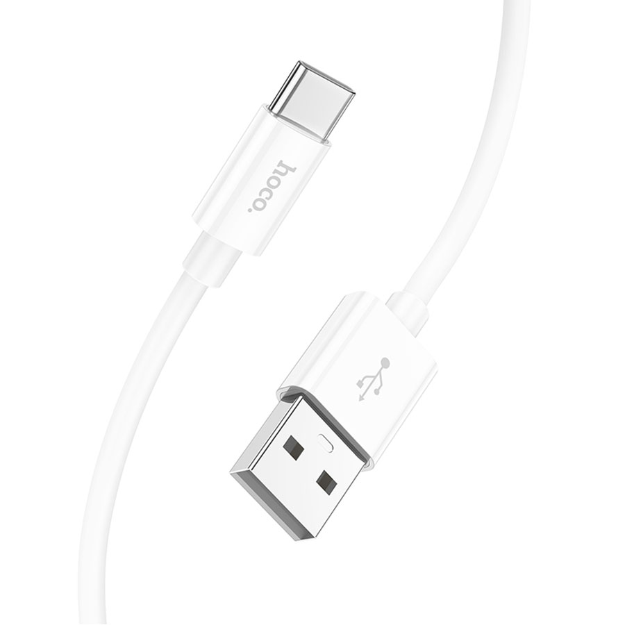 Кабель USB HOCO X87 Magic USB - Type-C, 3A, 1 м, белый фото