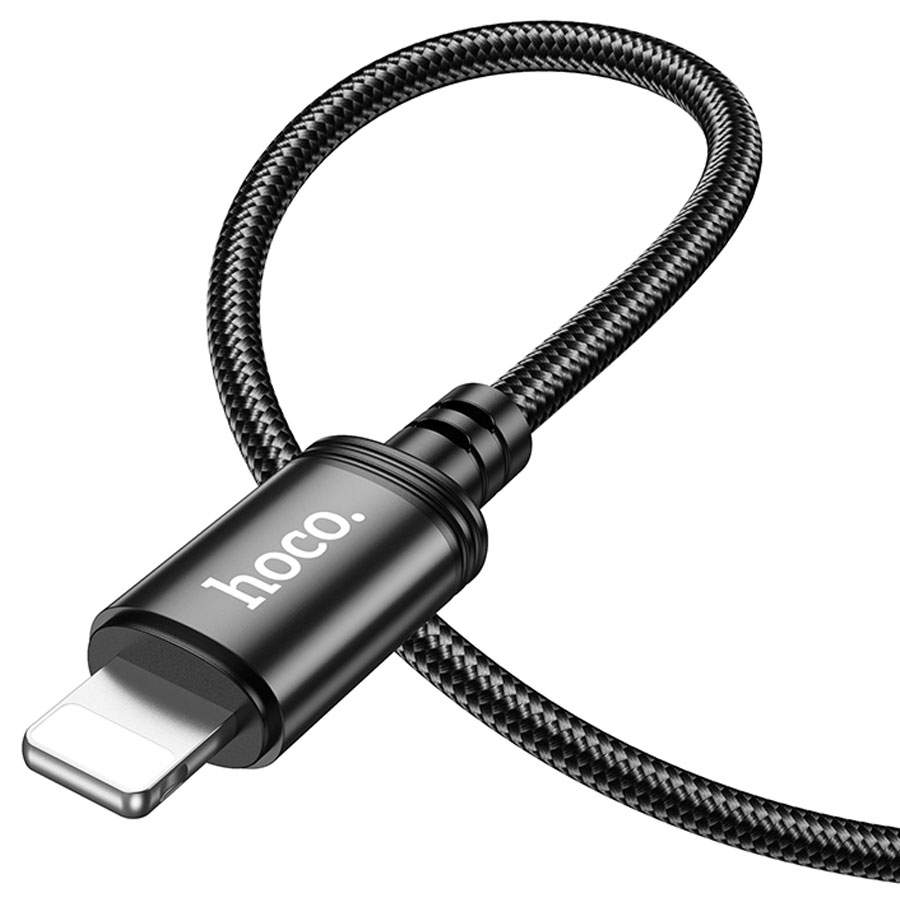 Кабель USB-C HOCO X89 Wind Type-C - Lightning, 20W, 1 м, черный фото
