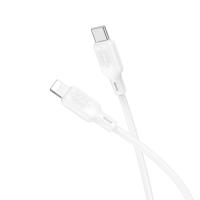 Кабель USB-C BOROFONE BX113 Lenny Type-C - Lightning, 27W, 1 м, белый фото