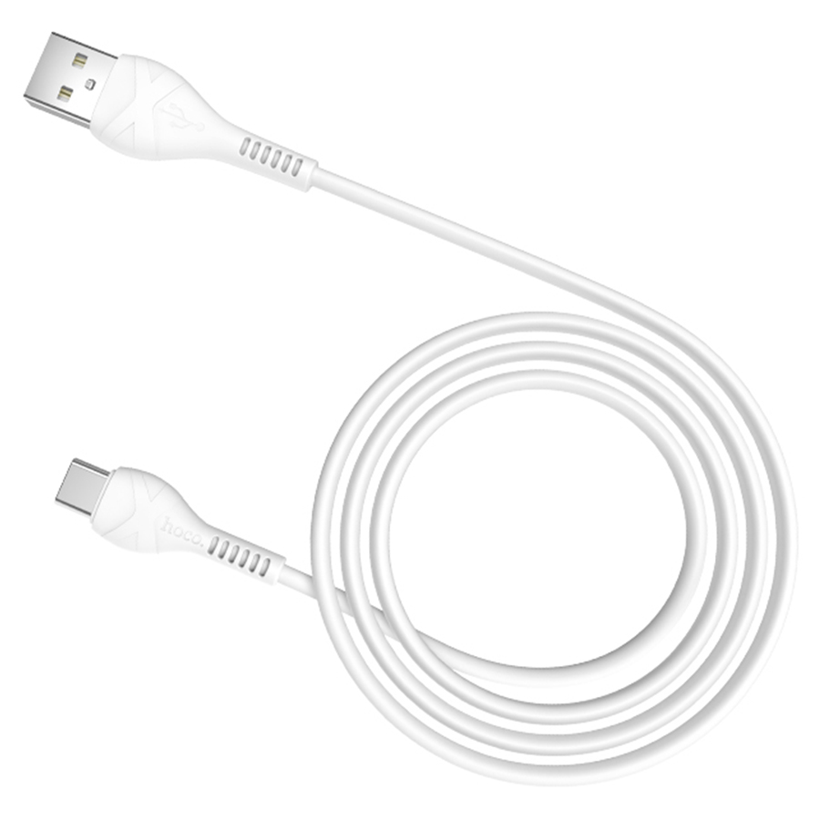 Кабель USB HOCO X37 Cool USB - Type-C, 3A, 1 м, белый фото