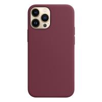 Чехол Silicone Case with MagSafe и Анимация цвета для iPhone 12 Pro Max 6.7", сливовый (7) фото