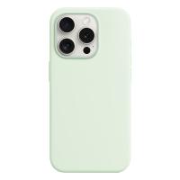 Чехол Silicone Case with MagSafe и Анимация цвета для iPhone 15 Pro 6.1", мятный Soft Mint (9) фото