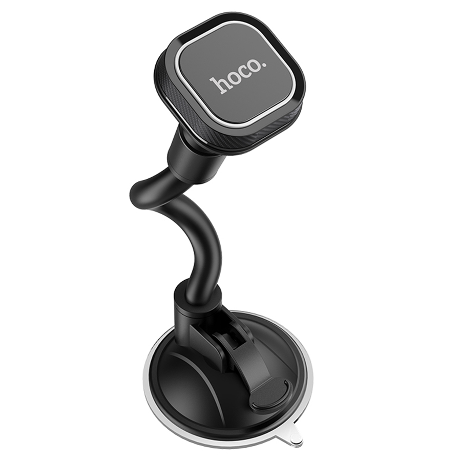 Автомобильный держатель HOCO CA55 Astute, магнитный, на приборная панель/лобовое стекло, черный+серый фото