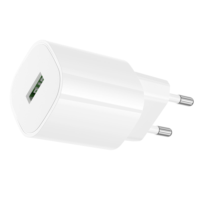 Сетевое зарядное устройство BOROFONE BA102A Pudding 1xUSB, 18W, белый фото