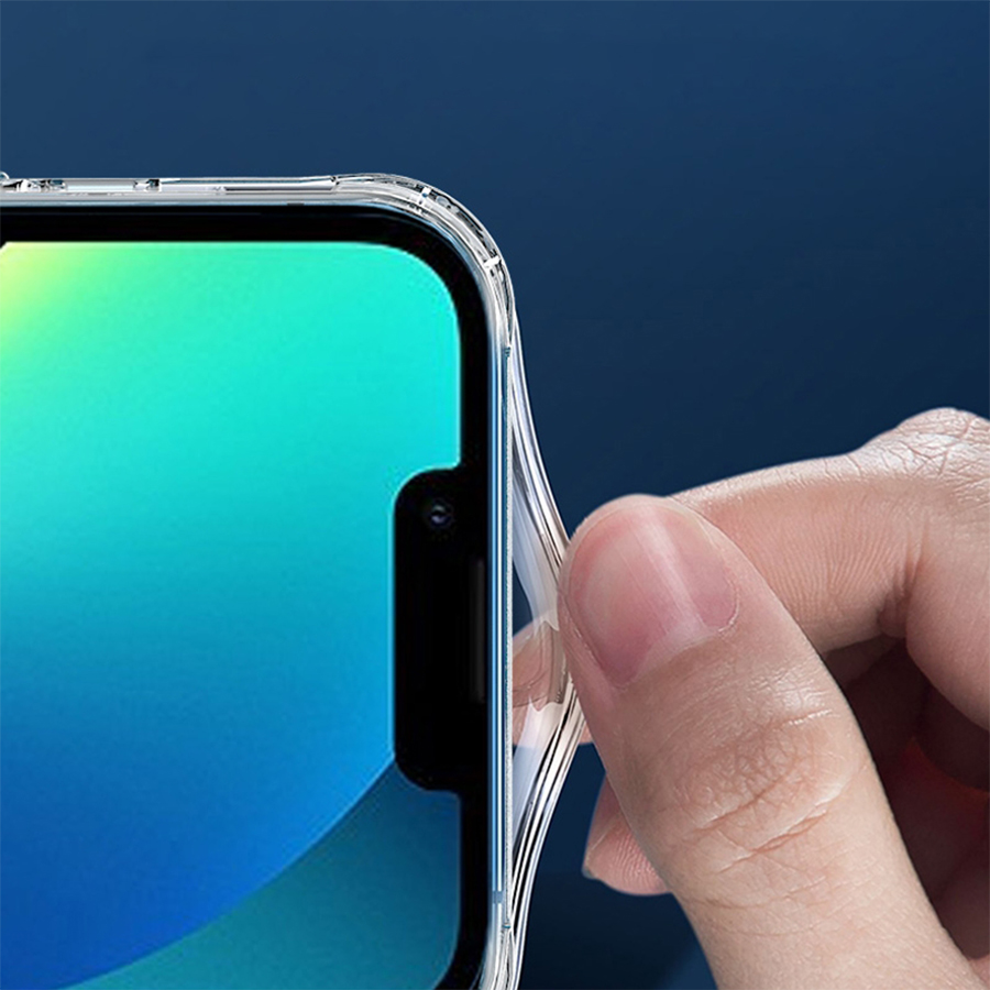 Чехол Clear Case силиконовый с защитой камеры для iPhone 15 6.1", прозрачный фото