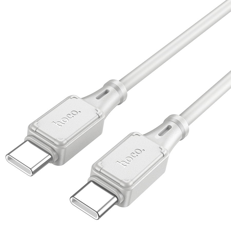 Кабель USB-C HOCO X101 Assistant Type-C - Type-C, 3A, 60W, 1 м, серый фото