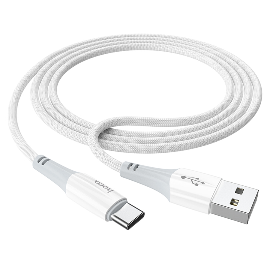Кабель USB HOCO X70 Ferry USB - Type-C, 3A, 1 м, белый фото