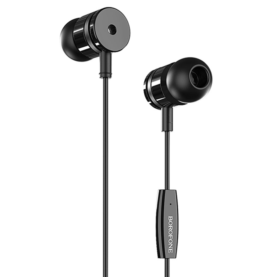 Проводные наушники BOROFONE BM31 Mysterious, Jack 3.5mm, 1.2 м, черный фото