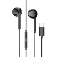 Проводные наушники HOCO M101 Crystal, Type-C, 1.2 м, черный фото