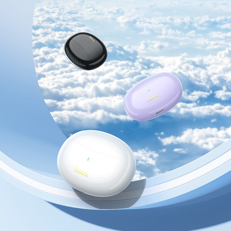 Беспроводные наушники TWS HOCO EQ17 Praise, Bluetooth 5.4, фиолетовый фото