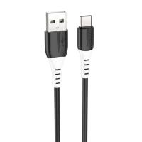 Кабель USB HOCO X82 Silicone USB - Type-C, 3A, 1 м, черный фото
