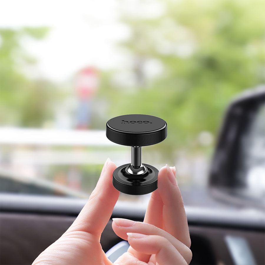Автомобильный держатель HOCO CA36 Plus Dashboard, магнитный, на приборную панель, черный фото