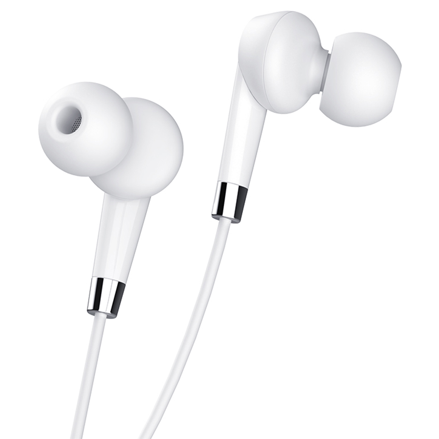 Проводные наушники HOCO M58 Amazing, Jack 3.5mm, 1.2 м, белый фото
