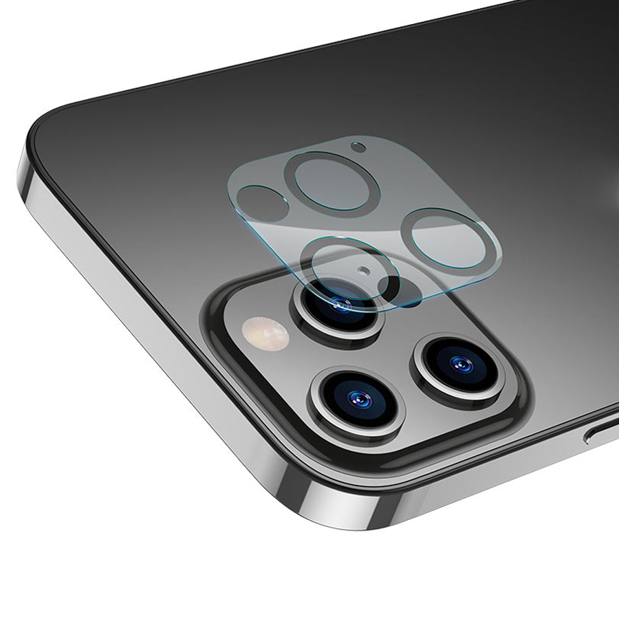 Защитная пленка на заднюю камеру HOCO V11 для iPhone 12 Pro Max 6.7", прозрачный фото