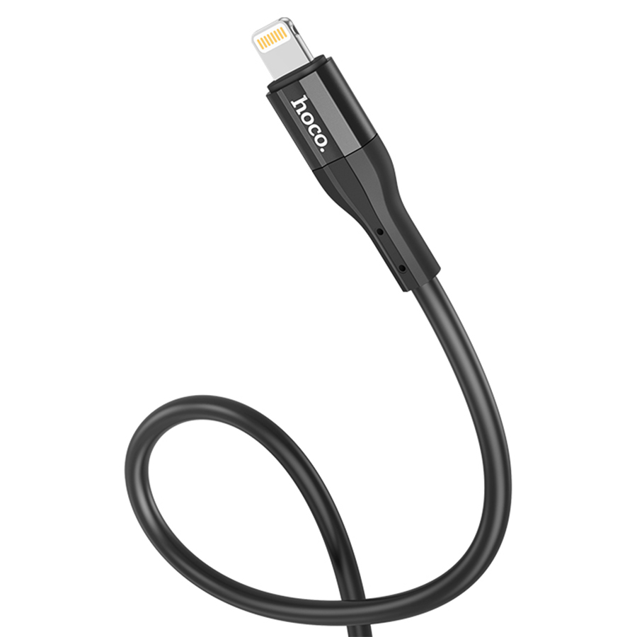 Кабель USB HOCO X72 Creator USB - Lightning, 2.4А, 1 м, черный фото