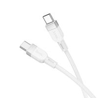 Кабель USB-C HOCO X109 Energy  Type-C - Type-C, 3A, 60W, 1 м, белый фото