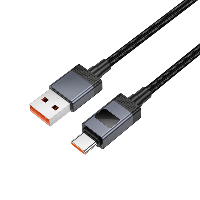 Кабель USB HOCO X118 Generous USB - Type-C, 5A, 1 м, черный фото
