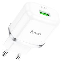 Сетевое зарядное устройство HOCO N3 Special 1xUSB, 3A, 18W, белый фото