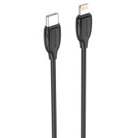 Кабель USB-C BOROFONE BX19 Benefit Type-C - Lightning, 20W, 3 м, черный фото