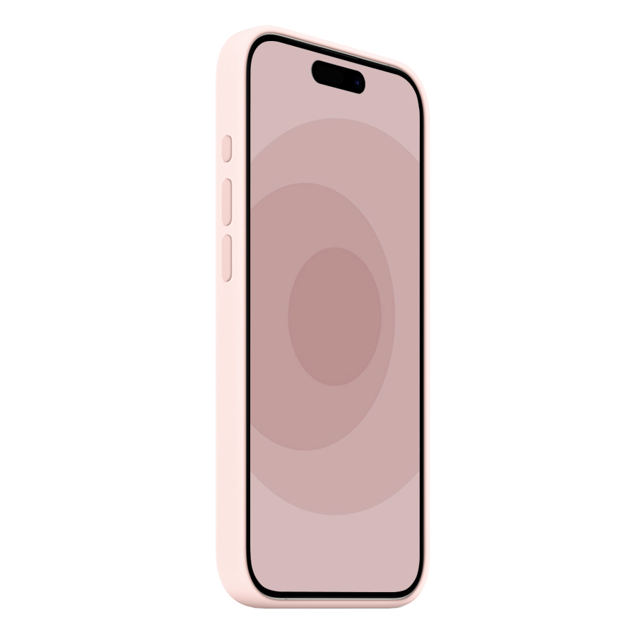 Чехол Silicone Case with MagSafe и Анимация цвета для iPhone 15 Pro 6.1", светло-розовый Light Pink (6) фото