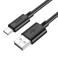 Кабель USB HOCO X88 Gratified USB - Type-C, 3A, 2 м, черный фото