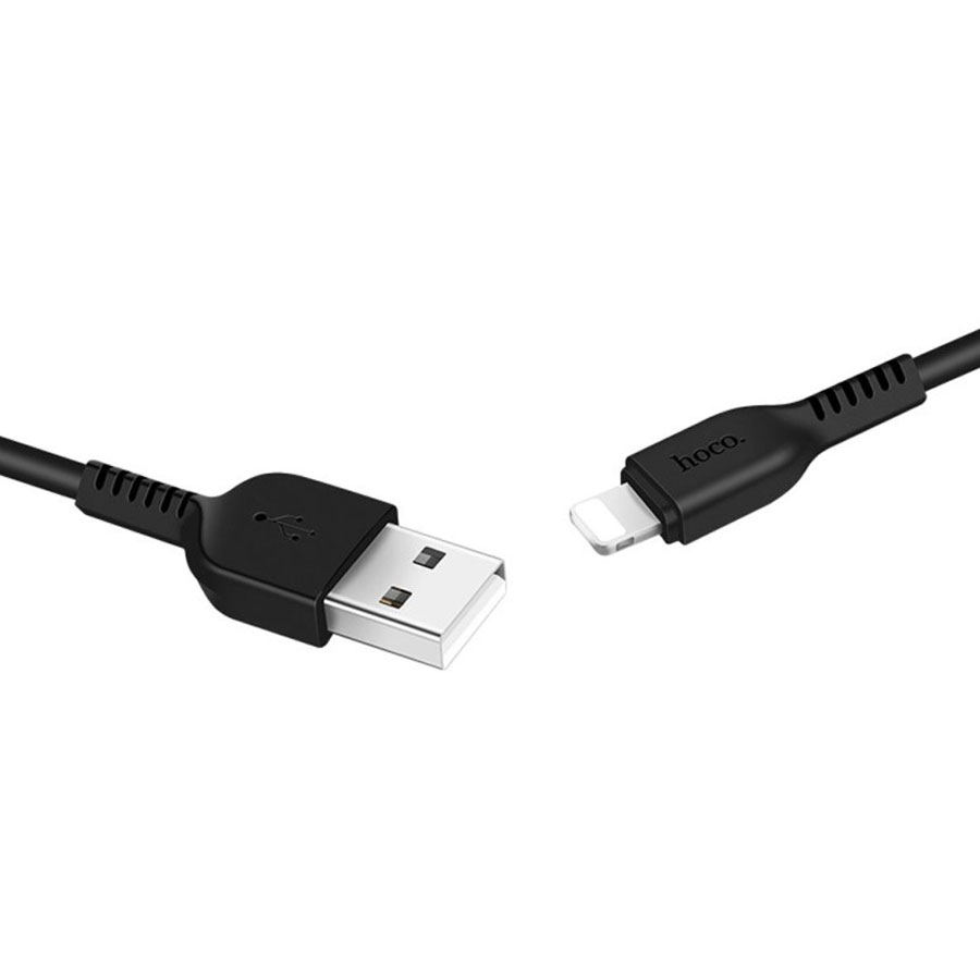 Кабель USB HOCO X20 Flash USB - Lightning, 2.4А, 3 м, черный фото