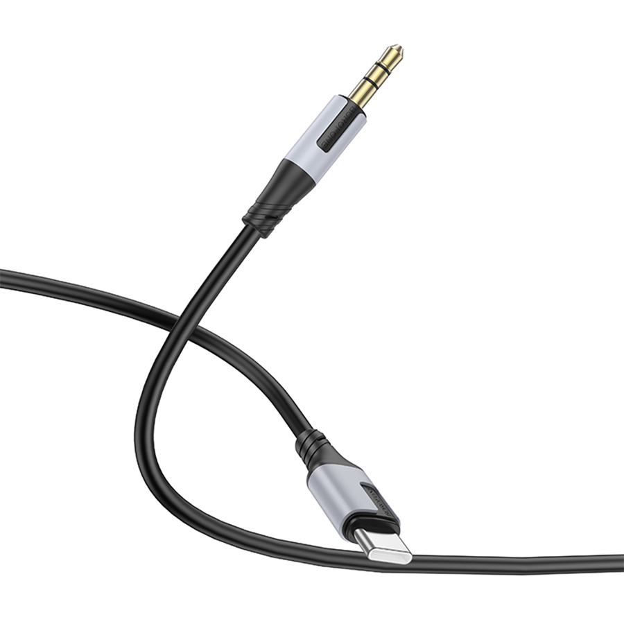 Аудиокабель BOROFONE BL19 Creator AUX Jack 3,5 (m) - Type-C (m), 1 м, черный фото
