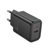 Сетевое зарядное устройство HOCO N60 Gentle 1xUSB-C, 20W, черный фото