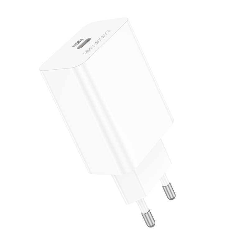 Сетевое зарядное устройство BOROFONE BA21A Prob Long journey 1xUSB-C, 20W, белый фото