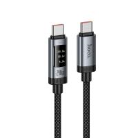 Кабель USB-C HOCO U148 Lord Type-C - Type-C, 240W, 1.2 м, черный фото