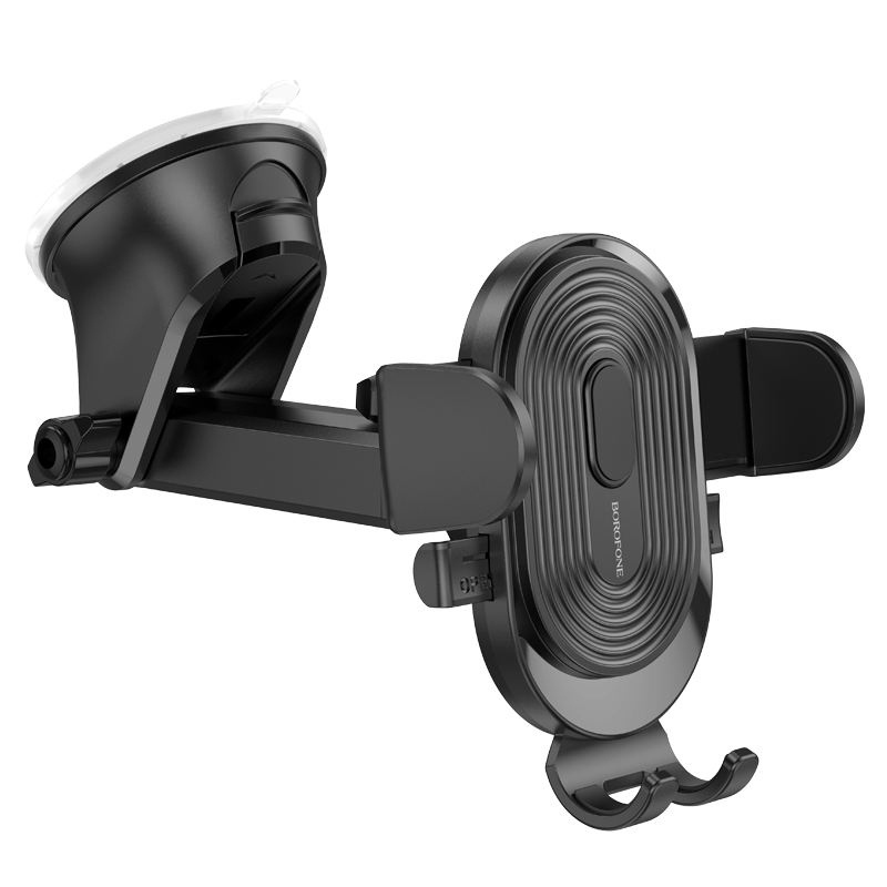 Автомобильный держатель BOROFONE BH85 Experience, зажимной, на приборную панель, черный фото