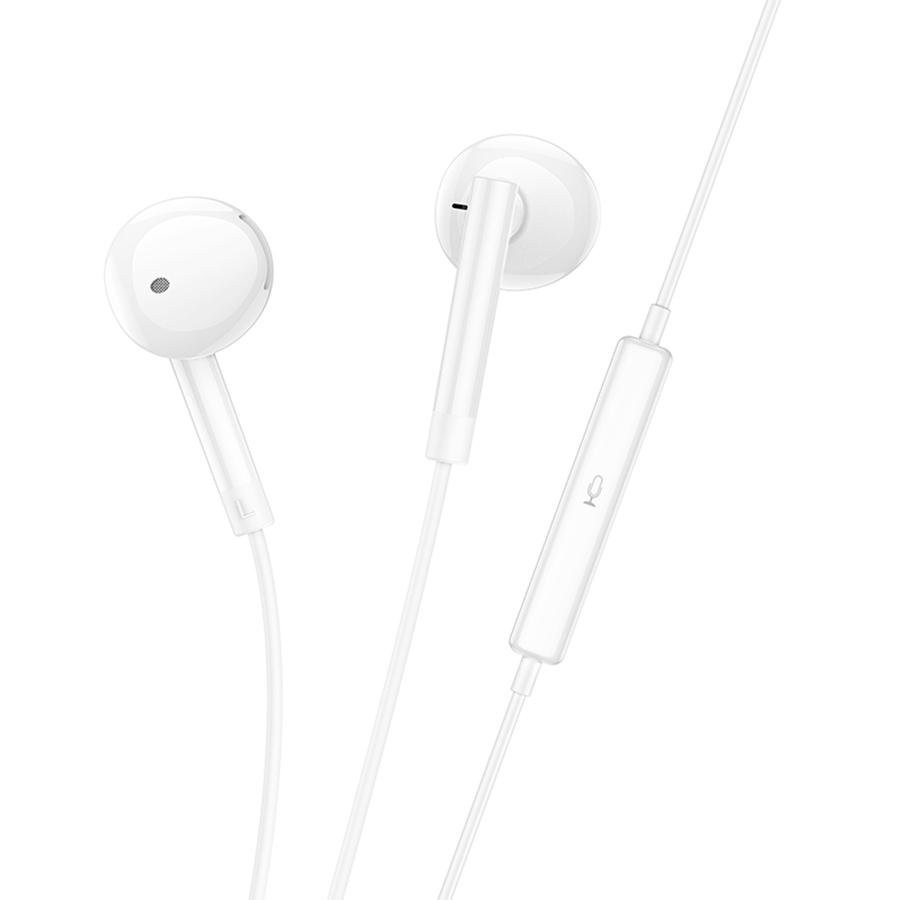 Проводные наушники HOCO M95 Digital, Type-C, 1.2 м, белый фото