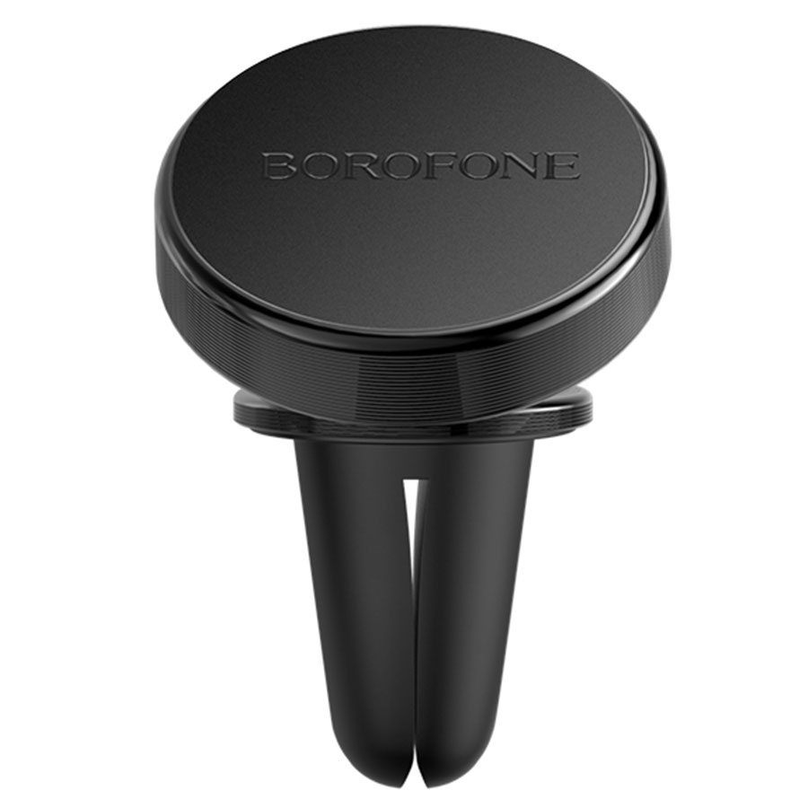 Автомобильный держатель BOROFONE BH6 Platinum, магнитный, на воздуховод, черный фото