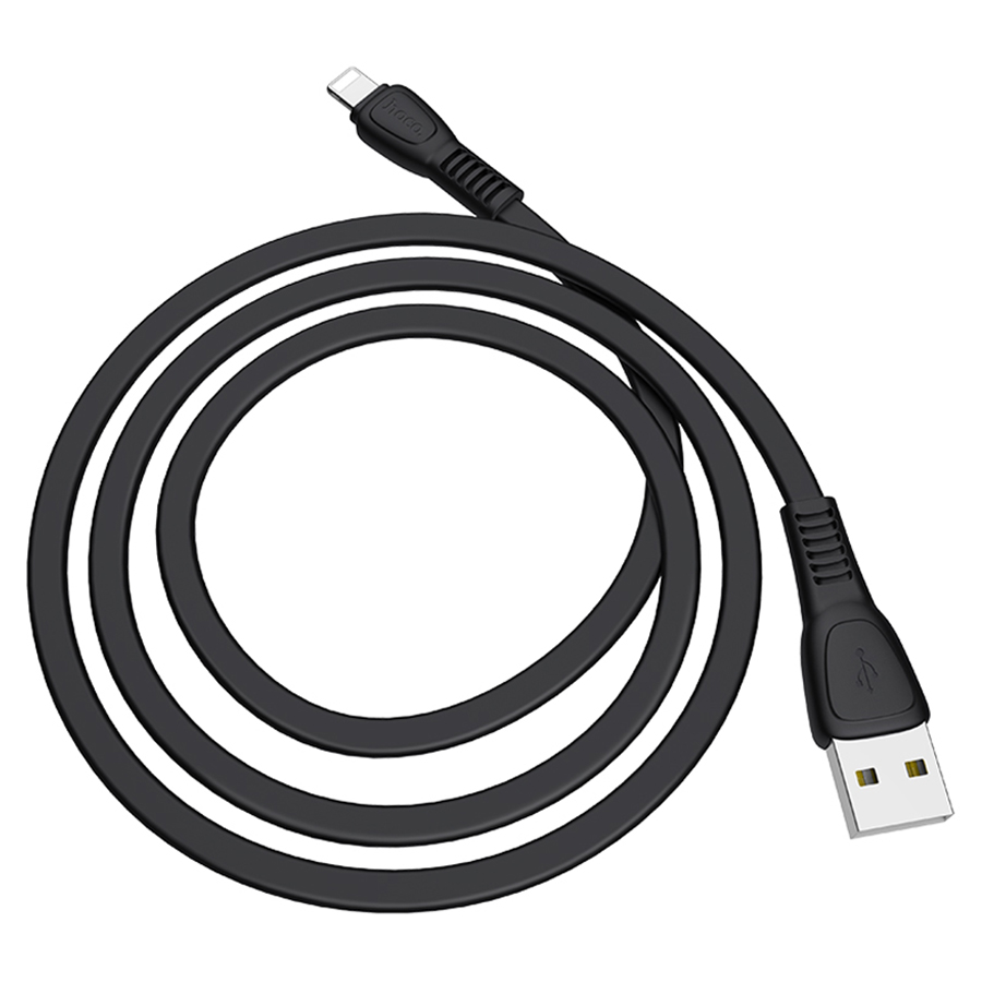Кабель USB HOCO X40 Noah USB - Lightning, 2.4А, 1 м, черный фото