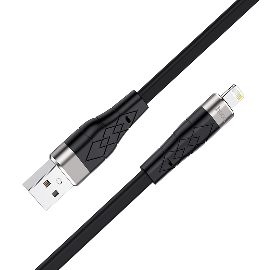 Кабель USB HOCO X53 Angel USB - Lightning, 2.4А, 1 м, черный фото