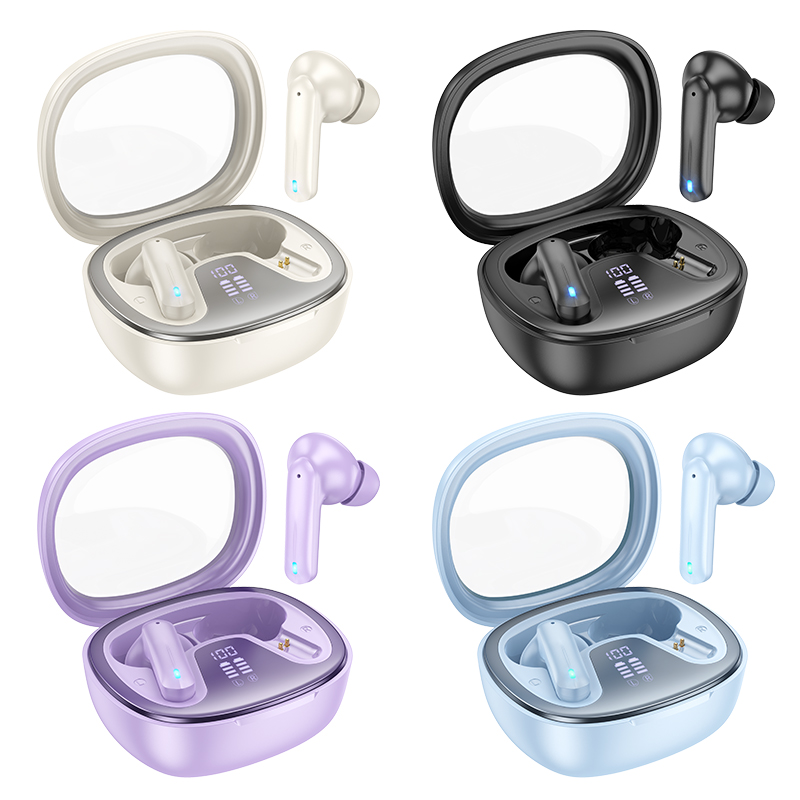 Беспроводные наушники TWS HOCO EQ6 Shadow, Bluetooth 5.3, белый фото