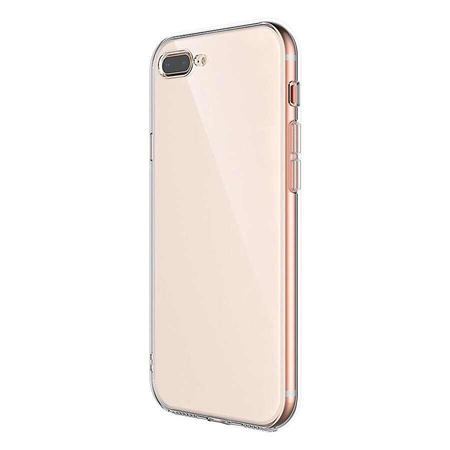 Чехол Clear Case силиконовый с защитой камеры для iPhone 7+/8+, прозрачный фото