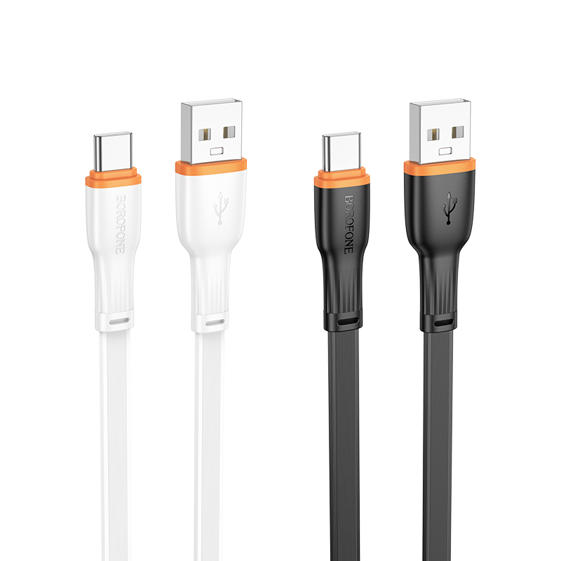 Кабель USB BOROFONE BX118 Esplendido USB - Type-C, 3A, 1 м, черный фото