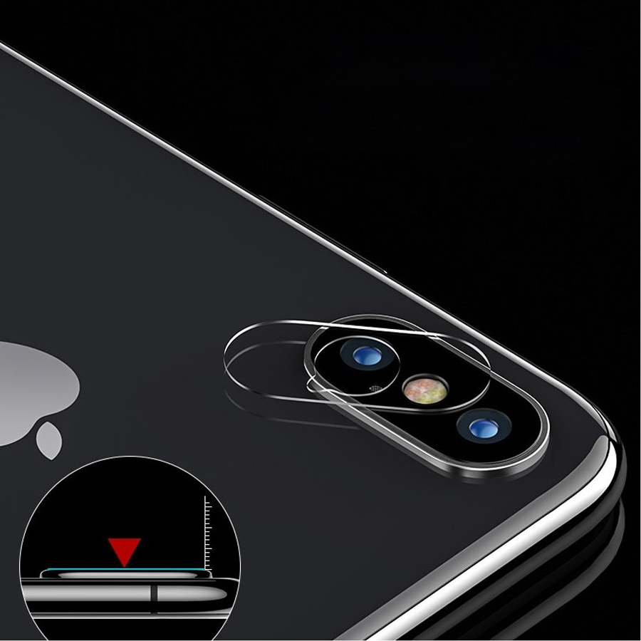 Защитное стекло на заднюю камеру USAMS US-BH468 для iPhone XS Max, прозрачный фото