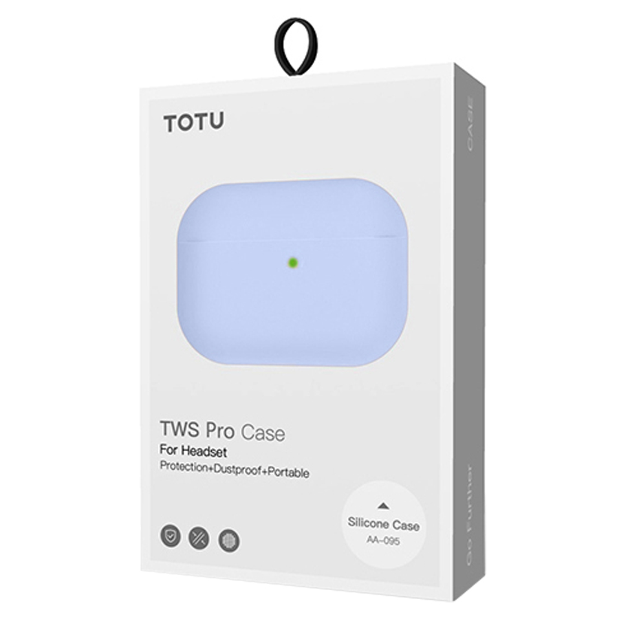 Чехол TOTU AA-095 A TWS Pro для Airpods Pro, фиолетовый фото