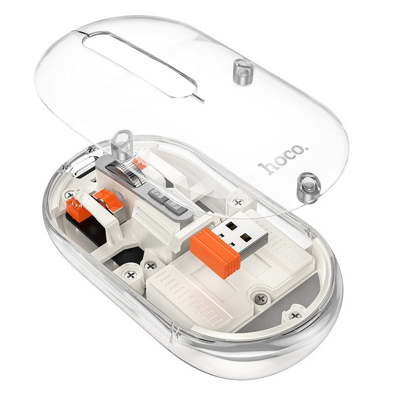 Мышь беспроводная HOCO GM35 General, Bluetooth, белый