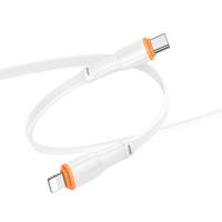 Кабель USB-C BOROFONE BX118 Esplendido Type-C - Lightning, 27W, 1 м, белый фото