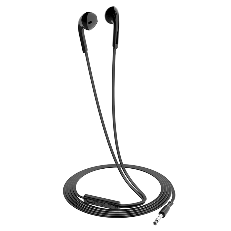 Проводные наушники HOCO M39 Rhyme, Jack 3.5mm, 1.2 м, черный фото