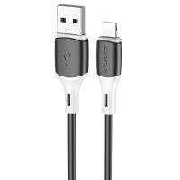 Кабель USB BOROFONE BX79 USB - Lightning, 2.4А, 1 м, черный фото