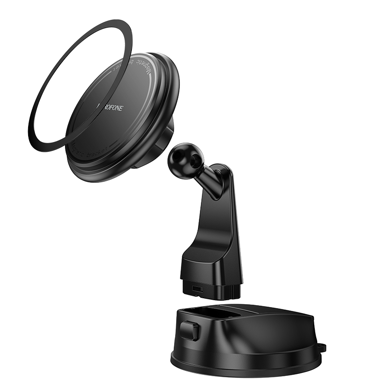 Автомобильный держатель BOROFONE BH136 Parker, магнитный, на приборную панель, черный фото